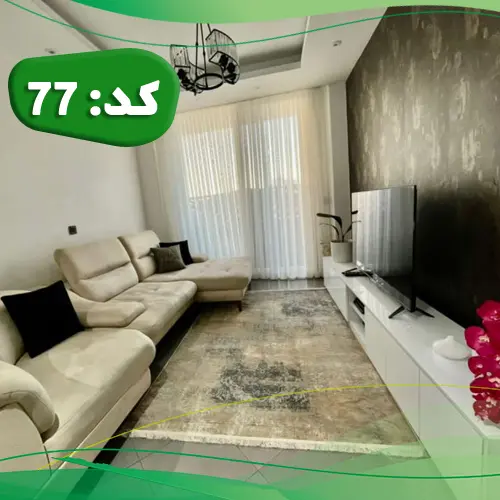 چیدمان مبل های راحتی در اتاق نشیمن آپارتمان در سوادکوه 7657567676