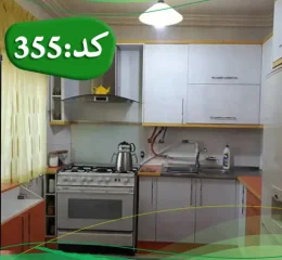 آشپزخانه با کابینت های ام دی اف و گاز ویلا در سوادکوه 4876685746
